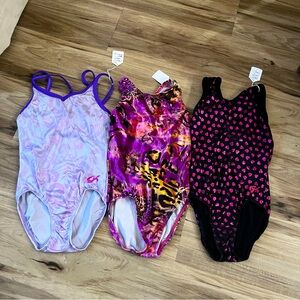 GK Lot of 3 Leotards size Child Large